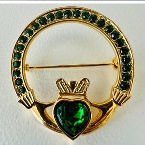 Claddagh Brooch Pin Made in Ireland